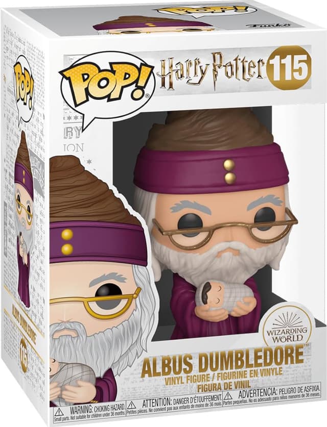 Funko POP Harry Potter actionfigur (Dumbledore med Baby Harry)