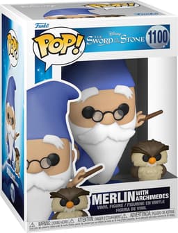 Funko POP The Sword In The Stone actionfigur (Merlin, Archimedes)