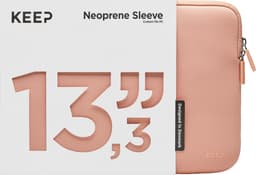 KEEP 13,3" neopren laptopfodral (coral pearl)