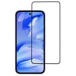 SKALO Google Pixel 9a Heltäckande Skärmskydd Härdat Glas - Svart