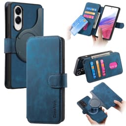 SKALO Samsung S25 Edge CASENEO MW-03 Plånboksfodral - Mörkblå