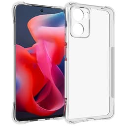 SKALO Motorola Moto G05 Extra strong TPU Suojakuori - Läpinäkyvä