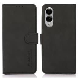 SKALO Samsung S25 Edge KHAZNEH Plånboksfodral - Svart