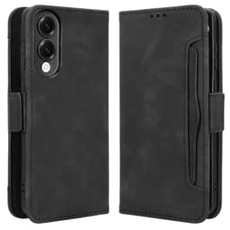 SKALO Samsung S25 Edge 6-RUM Flip Cover - Sort