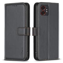 SKALO Samsung XCover7 Pro BINFEN COLOR BF17 Lompakkokotelo - Musta