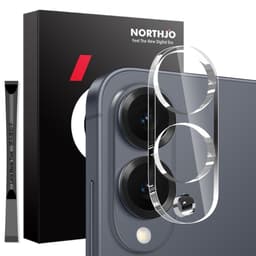 SKALO Samsung S25 Edge NORTHJO Kameraskydd Härdat glas - Transparent