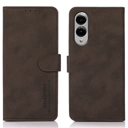 SKALO Samsung S25 Edge KHAZNEH Lompakkokotelo - Ruskea