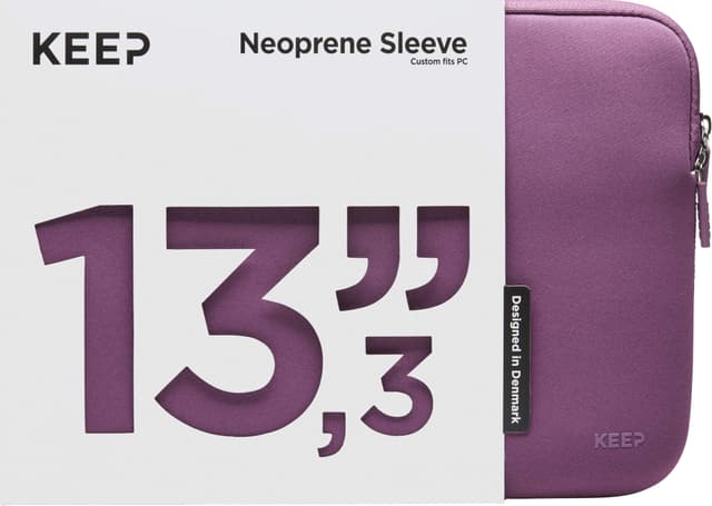 KEEP 13.3’’ neoprene laptop sleeve (plump purple)