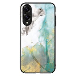 SKALO Samsung S25 Edge Marmori Karkaistu Lasi TPU Suojakuori - #3