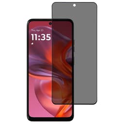 SKALO Motorola Moto G05 Privacy Skærmbeskytter Hærdet Glas - Sort