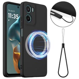 SKALO Motorola Moto G05 Erittäin ohut silikonikuori - Musta