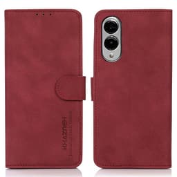 SKALO Samsung S25 Edge KHAZNEH Lompakkokotelo - Punainen