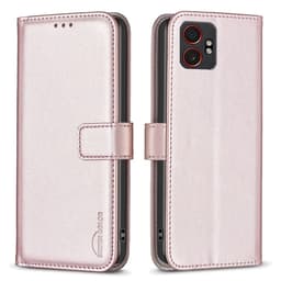SKALO Samsung XCover7 Pro BINFEN COLOR BF17 Lompakkokotelo - Ruusukulta