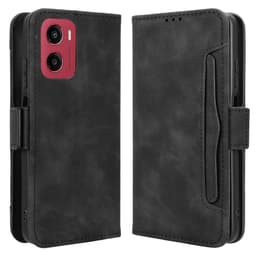 SKALO Motorola Moto G05 6-LOKEROA Lompakkokotelo - Musta