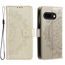 SKALO Google Pixel 9a Mandala Flip Cover - Guld