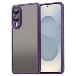 SKALO Samsung S25 Edge Color Bumper Frosted Cover - Lilla