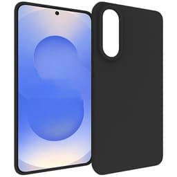 SKALO Samsung S25 Edge Mattamusta Ultrahohut TPU Suojakuori - Musta