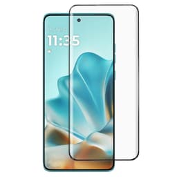 SKALO Motorola Edge 60 Kokonäytön Näytönsuoja - Musta - Musta