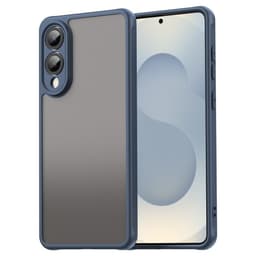SKALO Samsung S25 Edge Color Bumper Frosted Cover - Blå