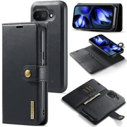 DG MING Google Pixel 9a 2-i-1 Magnet Flip Cover - Sort