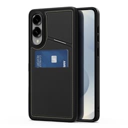 DUX DUCIS Samsung S25 Edge Rafi II Series Cover med Kortholder - Sort