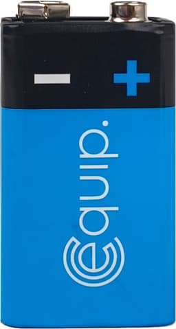 Equip 6LR61-AA batteripakke (2-pakning)