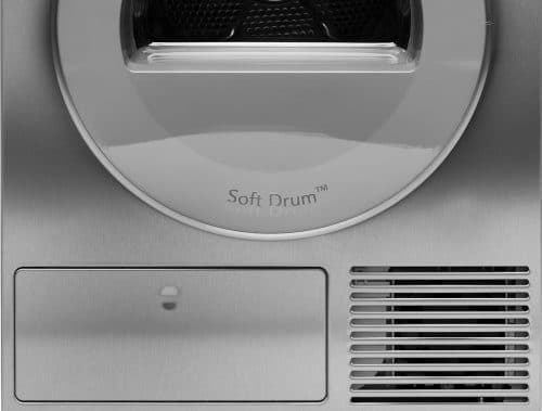 Self cleaning condenser filter