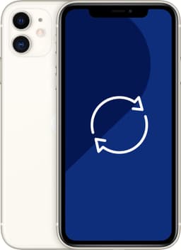 Brukt iPhone 11 smarttelefon 128 GB (hvit)