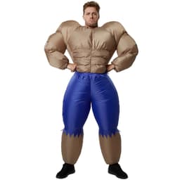 Oppusteligt kostume Bodybuilder