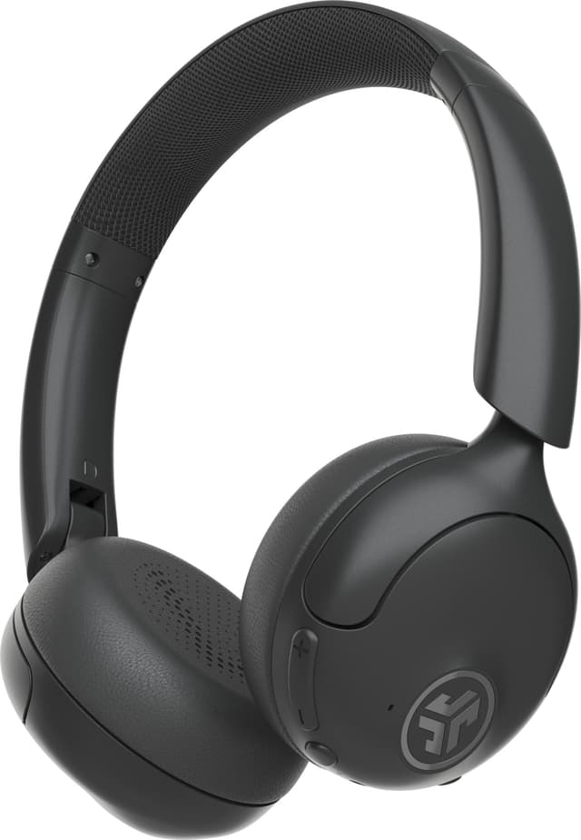JLab Go Lux ANC trådlösa on-ear-hörlurar (grafit)