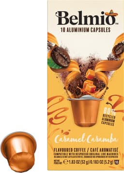 Belmio Caramel Caramba kaffekapsler til Nespresso (10-pk)