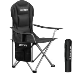 Campingstol MTX, polstret, sammenleggbar, med koppholder