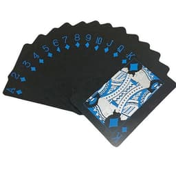 Kortlek - Poker size, Svart