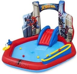 Bestway Spider-Man svømmebasseng, 2,11 m x 2,06 m x 1,27 m