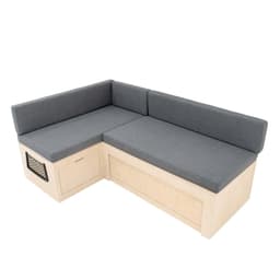 L-formet sovesofa for varebil/ bobil/ bobil