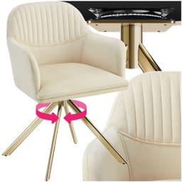 Stol Lona, velour med polstring