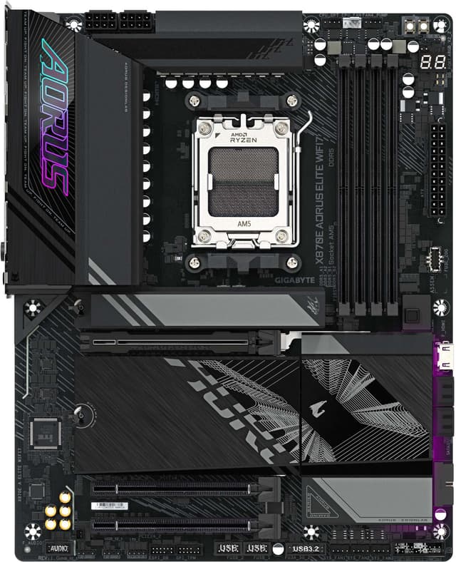 Gigabyte X870E AORUS ELITE WIFI 7 moderkort
