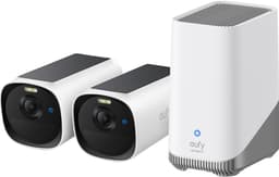 Eufy eufyCam E40 säkerhetskamera + HomeBase 3 (2-pack)