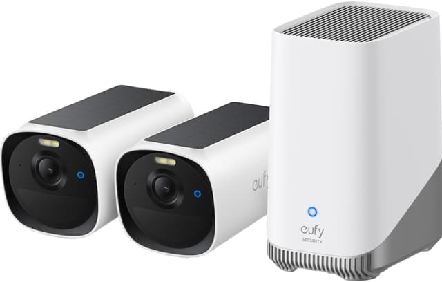 Eufy eufyCam E40 sikkerhedskamera + HomeBase 3 (2-pak)