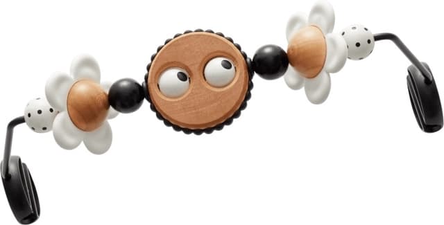 BabyBjörn Googly Eyes-legetøj til babysitteren, sort og hvid