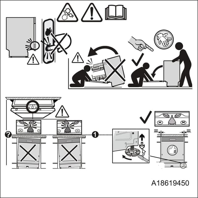 Anti tilting instructions