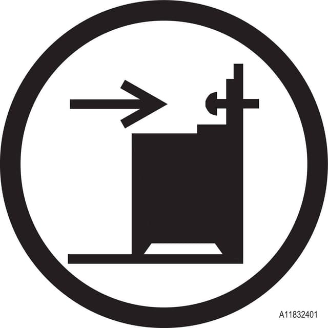 Fix the appliance to the wall - risk of tilting