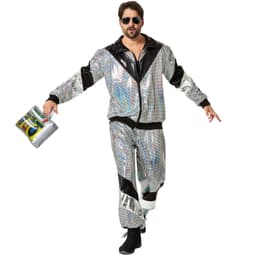 Herrekostume retro 80'er 90'er år disco træningsdragt