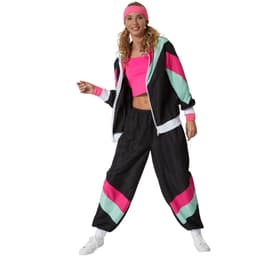 Damekostume retro 80'er 90'er år joggingdragt