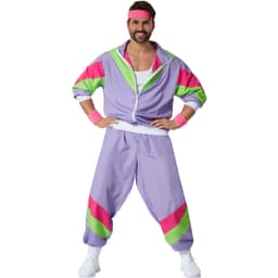 Herrekostume retro 80'er 90'er år joggingdragt