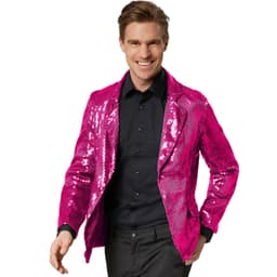 tectake Herrjacka med paljetter pink