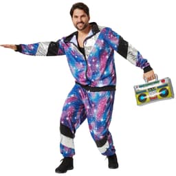 Herrekostume retro 80'er 90'er år disco træningsdragt