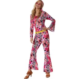 Damekostume hippie flowerpower
