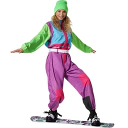 Damekostume retro 80'er 90'er ski dragt