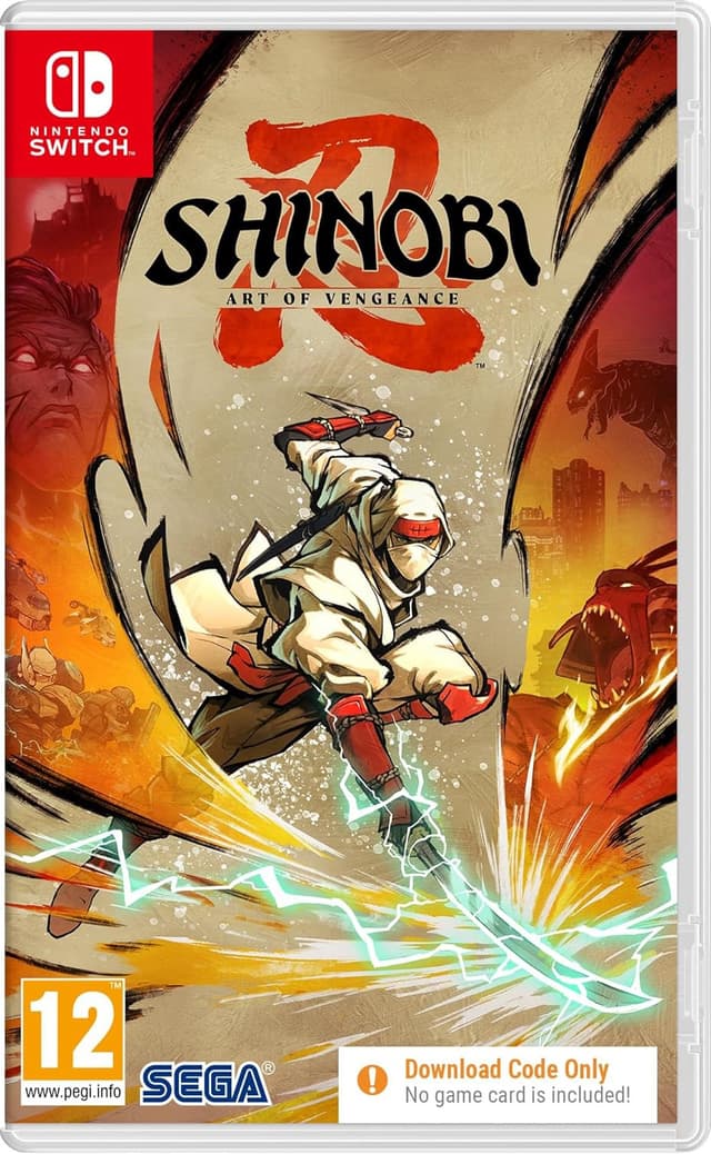 Shinobi: Art of Vengeance - Code In Box (Switch)